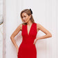 Sleeveless V-neck Maxi Dress