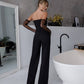 V-neck Sleeveless Jumpsuit