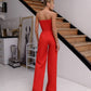 V-neck Sleeveless Jumpsuit