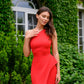 Asymmetric Sleeveless Maxi Dress
