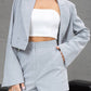 Suit jacket with shorts