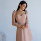 Sweetheart Puff-Sleeve Mini Dress