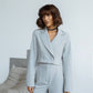 Suit jacket with shorts