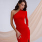 One-Shoulder Maxi Dress