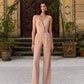 V-neck Sleeveless Jumpsuit
