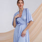 Silk Wrap Maxi Dress