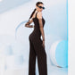 Sleeveless V-neck Jumpsuit