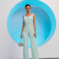 Sleeveless V-neck Jumpsuit
