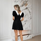 Collared Short Sleeve Mini Dress