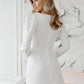 Lace Square Neck Mini Dress