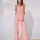 V-neck Sleeveless Jumpsuit