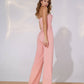 V-neck Sleeveless Jumpsuit