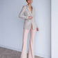 Belted Slim-Fit Blazer