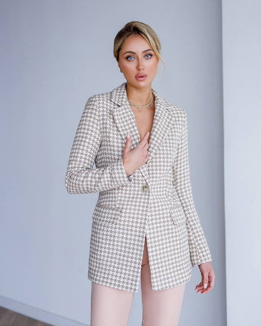 Belted Slim-Fit Blazer