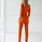 Formal One-Button Jumpsuit