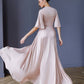 Silk Wrap Maxi Dress