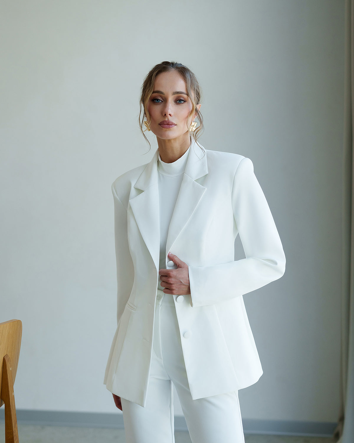 Chloe Single-Breasted Suit 2-Piece