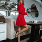 Double Breasted Blazer Dress
