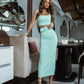 Sleeveless Top & Midi Skirt 2-Piece Set