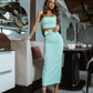 Sleeveless Top & Midi Skirt 2-Piece Set