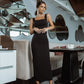 Sleeveless Top & Midi Skirt 2-Piece Set