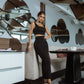 Sleeveless Top & Midi Skirt 2-Piece Set