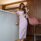 Sleeveless Top & Midi Skirt 2-Piece Set