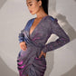 Shiny Dress with Asymmetrical Skirt
