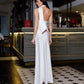 Monica Halter Neck Satin Maxi Dress