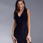 V-Neck Sleeveless Mini Dress
