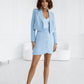 Crop Jacket Skirt Suit 2- Piece
