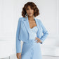 Crop Jacket Skirt Suit 2- Piece