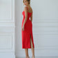 Strappy Cut-Out Midi Dress
