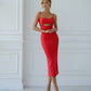 Strappy Cut-Out Midi Dress