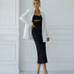 Strappy Cut-Out Midi Dress