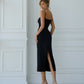 Strappy Cut-Out Midi Dress