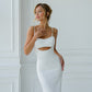 Strappy Cut-Out Midi Dress