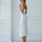 Strappy Cut-Out Midi Dress