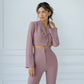 Crop Jacket Suit 2-Piece