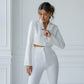 Crop Jacket Suit 2-Piece