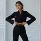 Crop Jacket Suit 2-Piece