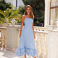 Swan Strappy Midi Dress