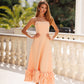 Swan Strappy Midi Dress