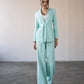 Belted Wide-Leg Suit 2-Piece