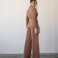 Belted Wide-Leg Suit 2-Piece