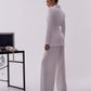 Belted Wide-Leg Suit 2-Piece