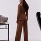 Belted Wide-Leg Suit 2-Piece