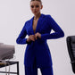 Belted Wide-Leg Suit 2-Piece