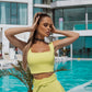 Sleeveless Top & Midi Skirt 2-Piece Set