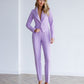 Crop Jacket Suit 2-Piece